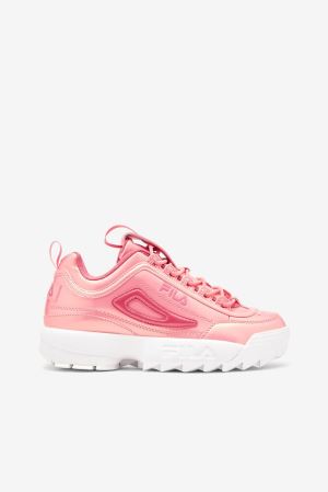 FILA Disruptor 2 Liquid Luster Sneakers White,Womens Shoes | CA.DAYIQC268